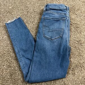 American Eagle Outfitters Blue Skinny Jegging next level stretch